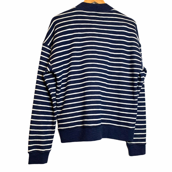 Madewell Quilted Studio Mockneck Sweatshirt M NEW - Picture 5 of 11